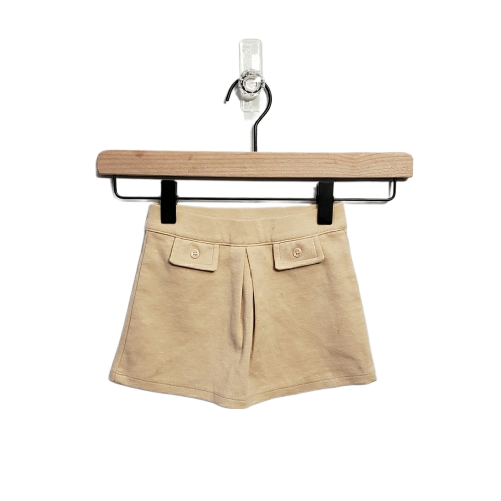 Janie and Jack 3-6 Months Baby Girl Tan Beige Soft Pull On Skirt